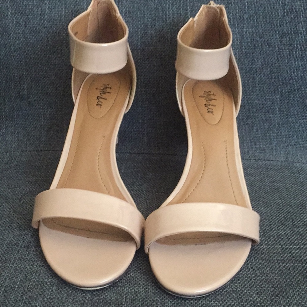 Nude sandal heels - Picture 2 of 4